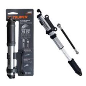 MINI INFLADOR TRUPER DE 60 PSI PARA BICICLETA