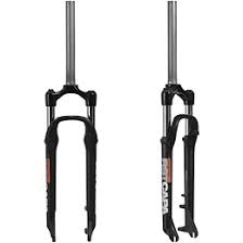 HORQUILLA TUBO DE 1 1/8 CON SUSPENSION Y BLOQUEO MANUAL PARA BICICLETA MTB