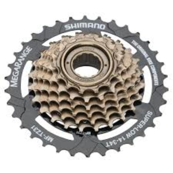 PIÑÓN MEGA SHIMANO 7V RELACION 14-34 PARA BICICLETA - Imagen 2