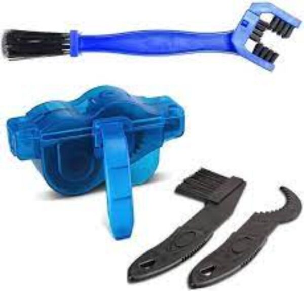 EL KIT LIMPIA CADENA CEPILLOS MANTENIMIENTO BICICLETA  - Imagen 5