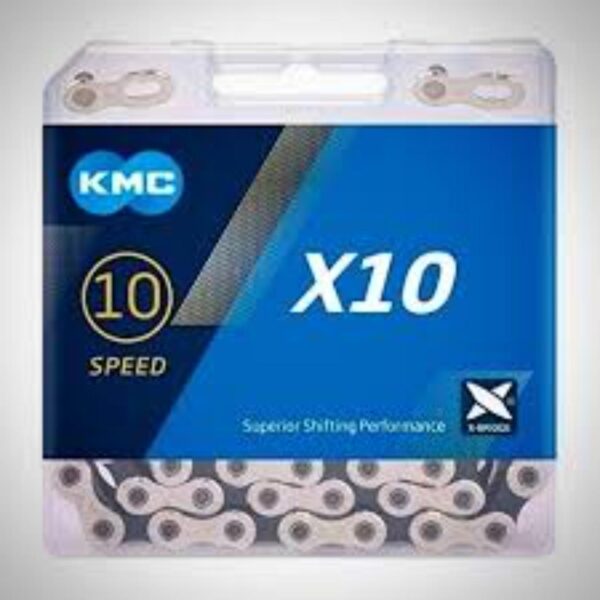 CADENA KMC PARA 10 VELOCIDEDES PARA BICICLETA CON CAMBIOS - Imagen 2