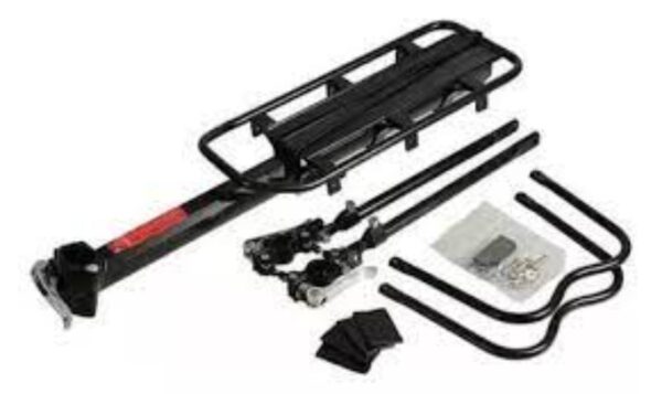 PARRILLA DE ALUMINIO COLOR NEGRO REGULABLE PARA ARO 27 O 29 - Imagen 2