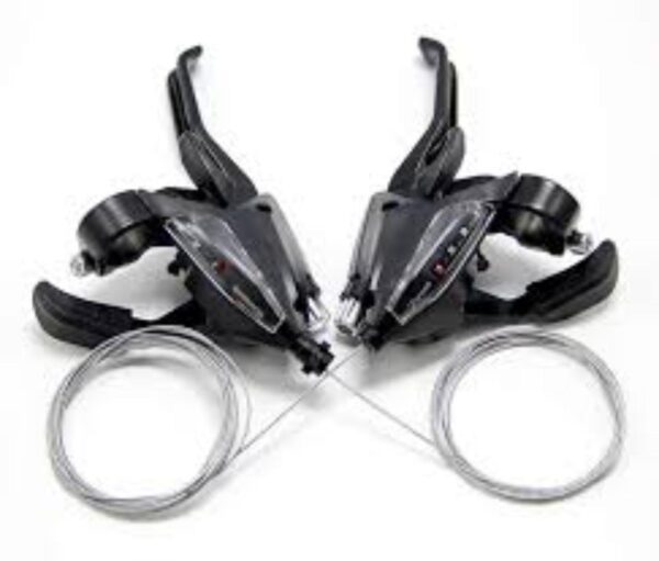 PALANCAS DE CAMBIOS INTEGRADAS SHIMANO 7X3 PARA BICICLETA.