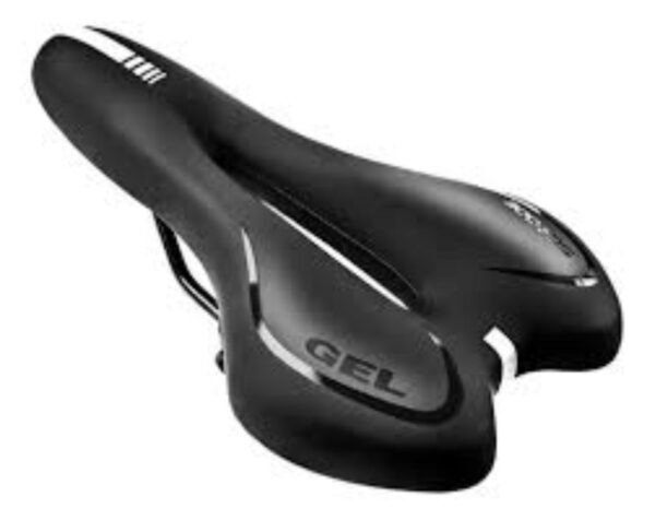 Asiento Sillin Ancho Y Delgado Para Bicicleta Paseo Y Mtb - Imagen 4