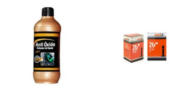 2 CAMARAS CST 26 + LÍQUIDO ANTIPONCHAZOS PARA BICICLETA