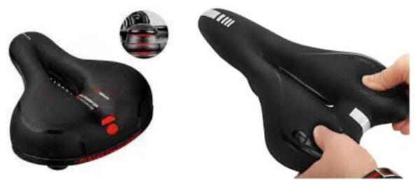 Asiento Sillin Ancho Y Delgado Para Bicicleta Paseo Y Mtb