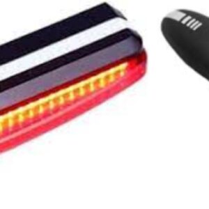 ASIENTO SILLIN DE GEL + LUZ POSTERIOR RECARGABLE PARA BICICLETA
