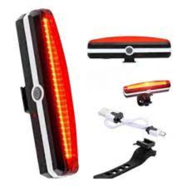 ASIENTO SILLIN DE GEL + LUZ POSTERIOR RECARGABLE PARA BICICLETA - Imagen 4