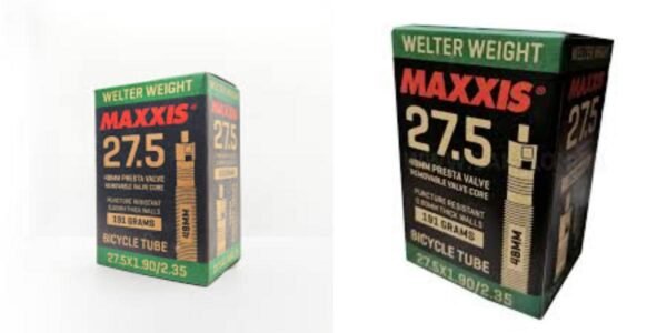 2 CÁMARAS MAXXIS 27.5 +BANDAS ANTIPINCHAZOS PARA BICICLETA - Imagen 5